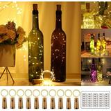 Wine Bottle Lights Lights for Wine Bottles with Cork 10 Pack 20 LED Bottle Lights for Liquor Bottles IP65 Waterproof LED Cork Lights for Wine Bottles