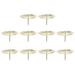 10pcs Metal Candle Holders Simple Candle Holder Home Round Candle Fixing Holder