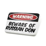 Porcelein Pin Beware of the Russian Don Horse Lapel Badge â€“ NEONBLOND