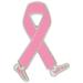 PinMart s Pink Awareness Ribbon Breast Cancer Walk Enamel Lapel Pin