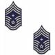 US Air Force Chief Master Sergeant with Diamond Collar Device Pin