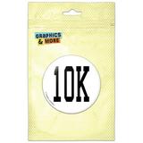 10K Running Marathon Jogging Pinback Button Pin Badge