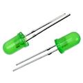 Green LED 5mm Round Wide Angle Diffused LED Light Emitting Diode Bright PCB