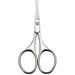 Nose Hair Trimmer Scissors-3.4 Round Tip Scissors For Ear Eyebrow Beard Mustache Trimming - Multi Purpose Round Personal Beauty Hair Care Tool For Men Women And Baby (Silver Safety Head)