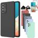 Silicone Case for Samsung A54 Case Tekcoo Samsung Galaxy A54 5G Case with A Tempered Glass Screen Protector Liquid Silicone Soft Microfiber Liner Cover Case for Galaxy A54 5G -Mint