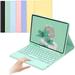 iPad 10th Generation 2022 Keyboard case with trackpad Cute Color Keyboard Ultra-Thin Removable Bluetooth Smart Keyboard Cover