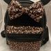 Disney Bags | Disney Parks Loungefly Mini Ears And Gold And Black Sequined Bow Pocket | Color: Black/Gold | Size: Os