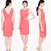 J. Crew Dresses | J Crew Dress Women 10 Pink Stretch Wool Bow Sheath Sleeveless Knee Length Spring | Color: Pink | Size: 10