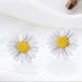 Anthropologie Accessories | Daisy Earrings | Color: White/Yellow | Size: Osg