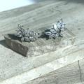 Anthropologie Jewelry | New~ Anthropologie Shashi Petite Crystal Marquis Stud Earrings | Color: Silver | Size: Os