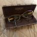 Coach Accessories | Coach Eyeglasses With Case | Color: Brown/Gold | Size: Not Sure