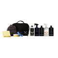 Car Gods Ultimate Black Detailing Gift Pack | 10 Piece Car Care Cleaning Kit - Black Carnauba Wax, Shampoo, Wheel Cleaner, Holy Water Car Polish, Wheel Brush, Wash Mitt, Drying Cloth, Applicators, Bag