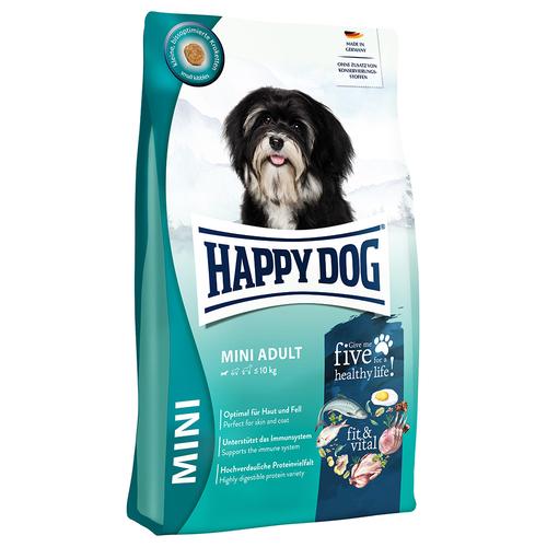 2x 4kg Happy Dog fit & vital Mini Adult Hundefutter trocken