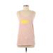 Nike Active Tank Top: Pink Graphic Activewear - Women's Size Small