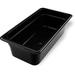 Carlisle Food Service Products StorPlus High Heat Food Pan 1/3 Size, 4" Deep - Plastic in Black | 4 H x 6.88 W x 12.75 D in | Wayfair 3086103