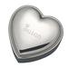 Winston Porter Heart Jewelry Box Metal/Fabric in Gray | 1.5 H x 3 W x 3 D in | Wayfair 9C8BC67DEBF14807B3C58C7A91664DD5