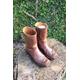 Vintage Cats Paw Boots Size 9D/Men Motorcycle Boots/Genuine Leather Distressed