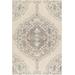 Eztli 8' x 10' Traditional Wool Bone/Dark Gray/Cloud Gray/Multi Brown/Nutmeg Area Rug - Hauteloom