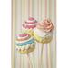 Ebern Designs Colorful Cupcake by Egal - Wrapped Canvas Photograph Canvas in Pink/White | 12 H x 8 W x 1.25 D in | Wayfair