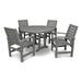 POLYWOOD Signature 5-Piece Nautical Trestle Dining Set