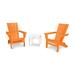 POLYWOOD Quattro 3-Piece Adirondack Set