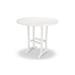 POLYWOOD Nautical Trestle 48" Round Bar Table