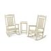 POLYWOOD Presidential 3-piece Outdoor Rocking Chair Set with Table