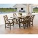 POLYWOOD Braxton 7-Piece Rustic Farmhouse Dining Set