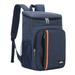 Extra Large Insulated Backpack High Capacity Water Resistant for Men Small Cooler Backpack Blue