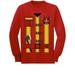 Fireman Uniform Firefighter Halloween Costume Toddler/Kids Long sleeve T-Shirt 2T Red