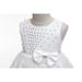 Aayomet Flower Girl Dresses For Wedding Princess Toddler Girls Kid Dress Ruffles Lace Dresses Baby Party Tulle Patchwork Girls White 4-5 Years
