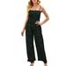 Women s Jumpsuits Rompers & Overalls Spring And Summer Wave Dot Print Chest Wrap Loose Wide Leg Trousers Jumpers for Women