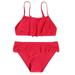 Swimsuit Strap Toddler Swimsuit Girl 6 Two Piece Guard Toddler Girl 2 Piece Swimsuit Sport Soild High Waist Bikini Set Swimwear Bathing Bathing Suits 6x Little Girl Two Piece Swimsuits Shirts Girls