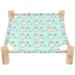 NUOLUX Cat Pet Cot Bed Elevated Raised Hammock Cooling Folding Playground Entertainment Chair Detachable Lounge Rasied Dog