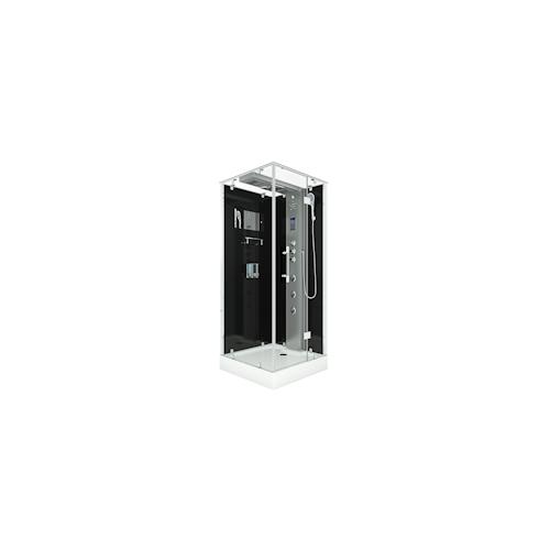 Dampfdusche Duschtempel Sauna Dusche Duschkabine D38-13R3 90×90 cm ohne 2K Scheiben Versiegelung
