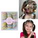 Pjtewawe Barrettes Colorful Rubber Band Kids Girl Colorful Fashion Disposable Rubber Band Elastic Hair Band Thin Small Ponytail Hair Elastics Daily Life Big Size