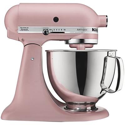 KitchenAid KSM150PSDR Artisan Series Matte Dried Rose 5 Qt. Tilt Head Countertop Mixer - 120V