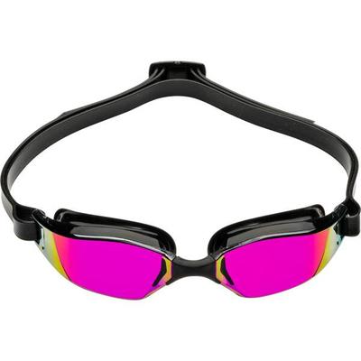 AQUASPHERE Herren Brille XCEED, Größe L in BLACK BLACK LENS TITANIUM MIRROR PINK