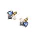 Kate Spade Jewelry | Kate Spade Flying Colors Cluster Stud Earrings Green Blue Multi | Color: Blue/Green | Size: Os