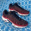 Nike Shoes | Nike Men’s Size 9 Air Max Plus Red Black Running Shoes Trainers Rare Sneakers | Color: Black/Green/Red/Silver/White | Size: 9
