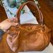 J. Crew Bags | J Crew Large Tan Leather Shoulder Bag | Color: Brown/Tan | Size: Os