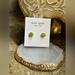 Kate Spade Jewelry | Kate Spade Green Enamel Rhinestone Stud Earrings | Color: Gold/Green | Size: Os