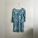 Lilly Pulitzer Dresses | Lilly Pulitzer Marlowe Dress Indigo Blue Sunset Swim Xs Euc | Color: Blue/Green | Size: Xs