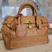 Gucci Bags | Gucci $4,500 Handmade Top Handle Handbag Tan Hand Woven Braided Leather | Color: Gold/Tan | Size: Os