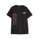 PUMA Mädchen Power Logo Love Colorblock Tee G Hemd, Schwarz, 176