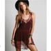 Free People Dresses | Free People Sheer Beaded Two Piece Dress | Color: Purple | Size: S