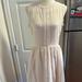 Jessica Simpson Dresses | Jessica Simpson Light Dusty Pink Sheer Cocktail Dress Lined Size 8 Euc | Color: Cream/Pink | Size: 8