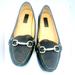 Coach Shoes | Coach Classic Black Leather Loafers Silver Hardware | Color: Black/Silver | Size: 7