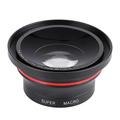 37Mm Fisheye Lens Camcorder 0.39X Super Wide Angle Lens For Dv Cameras Mobile Phones With 37Mm Phone Clip