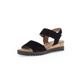 Gabor Women Sandals, Ladies Wedge Sandals,Wedge Sandals,Wedge Heel,Summer Shoe,Comfortable,Flat,Black (Schwarz) / 47,40 EU / 6.5 UK